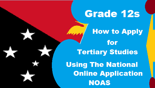 Grade 12 National Online Application System PNG