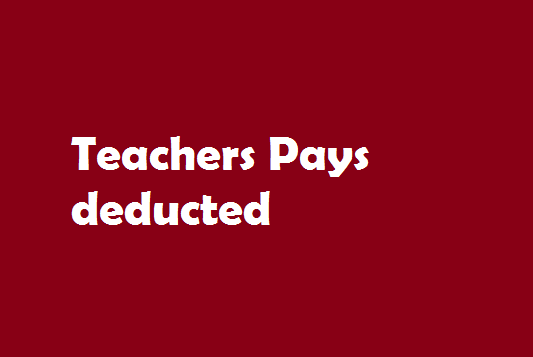 Teachers pay