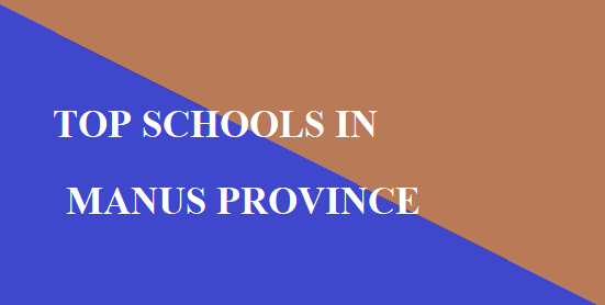 Top Performing Schools In Manus Province