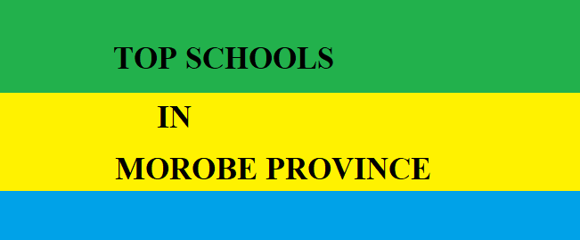 TOP SCHOOLS IN MOROBE