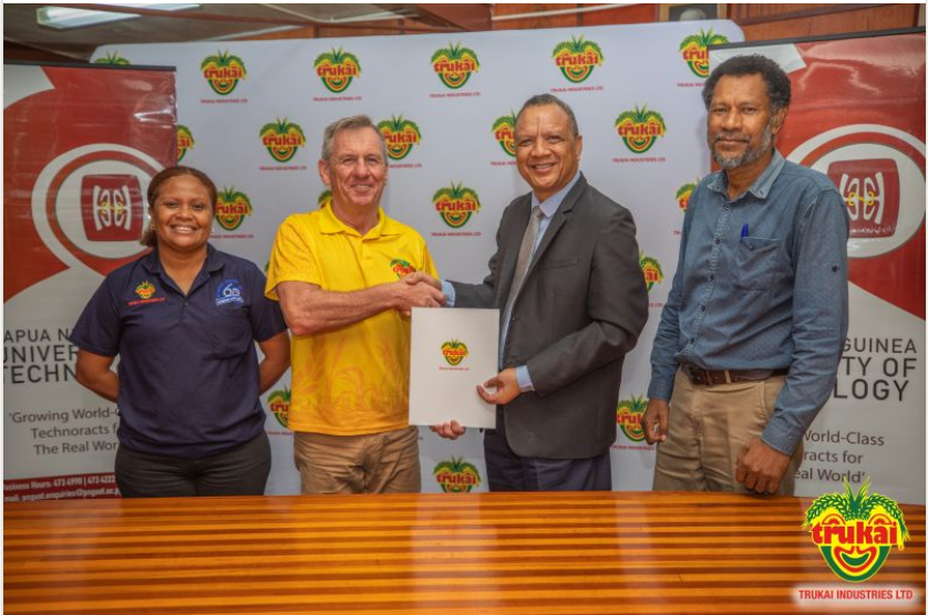 Trukai Industries Donates K1 Million To PNG University Of Technology For Agriculture Research